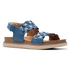 сандали,дамски,сандали,и,чехли,clarks,shoes,arwell,glide,sandals,blue,combination,(blue)