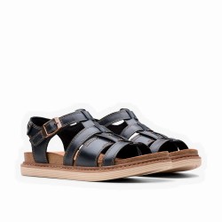 сандали,дамски,сандали,и,чехли,clarks,shoes,arwell,sun,sandals,black,(black,leather)