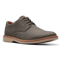 обувки,мъжки,обувки,clarks,shoes,atticus,light,lace,shoes,dark,grey,nubuck,(grey)