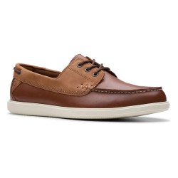 обувки,мъжки,обувки,clarks,shoes,bratton,boat,boat,shoes,dark,tan,leather,(brown)