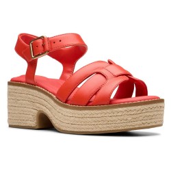сандали,дамски,сандали,и,чехли,clarks,shoes,coledale,strap,sandals,red,(tan,leather)
