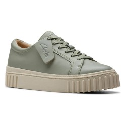 обувки,дамски,маратонки,clarks,shoes,mayhill,walk,trainers,green,(light,green,leather)