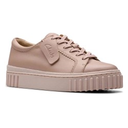 обувки,дамски,маратонки,clarks,shoes,mayhill,walk,trainers,light,pink,leather,(pink)