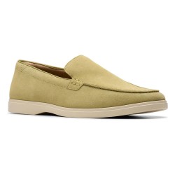 обувки,мъжки,обувки,clarks,shoes,torford,easy,loafers,sage,suede,(yellow)