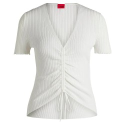 блуза,дамски,пуловери,дамски,плетени,дрехи,hugo,slisera,01,sweater,white,(natural)