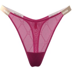 дамско,бельо,дамски,бикини,и,танкини,hugo,sporty,lace,10269332,thong,bright,pink,(pink)