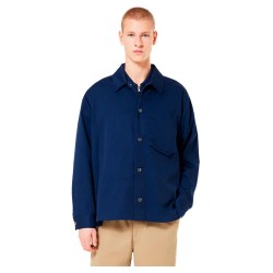 риза,с,дълъг,ръкав,мъжки,ризи,oakley,cotton,overshirt,long,sleeve,shirt,blue,(abyss)