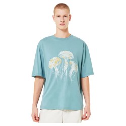 тениска,мъжки,тениски,oakley,jellyfish,short,sleeve,t,shirt,blue