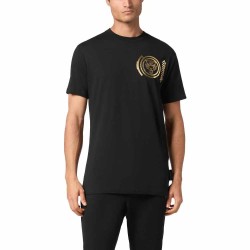 тениска,мъжки,тениски,philipp,plein,sport,tiger,8011,short,sleeve,t,shirt,black
