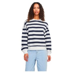 блуза,дамски,блузи,jack,&,jones,alfa,stripe,relaxed,jjxx,sweatshirt,white,blue,(vanilla,ice,peacoat)