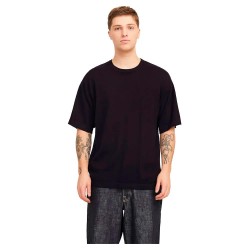 тениска,мъжки,тениски,jack,&,jones,emil,knit,short,sleeve,t,shirt,black