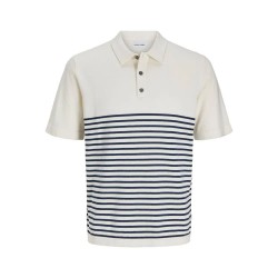 сако,мъжки,блузи,с,яка,jack,&,jones,emil,relaxed,short,sleeve,polo,cloud,dancer,w,navy,blazer,(beige)