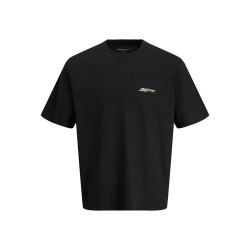 тениска,мъжки,тениски,jack,&,jones,islington,type,plus,size,short,sleeve,t,shirt,black