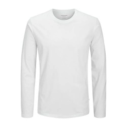 тениска,мъжки,тениски,jack,&,jones,organic,basic,long,sleeve,t,shirt,white