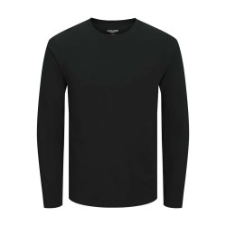тениска,мъжки,тениски,jack,&,jones,organic,basic,long,sleeve,t,shirt,black