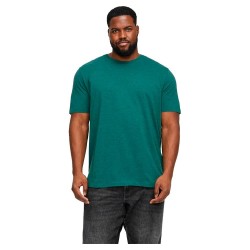 тениска,мъжки,тениски,jack,&,jones,organic,mel,plus,size,short,sleeve,t,shirt,storm,melange,(green)