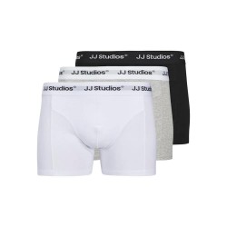 боксерки,мъжко,бельо,jack,&,jones,soho,solid,boxers,3,units,multicolor,(white,black,light,grey,melange)