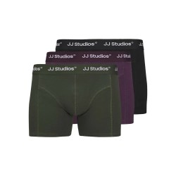 боксерки,мъжко,бельо,jack,&,jones,soho,solid,boxers,3,units,duffel,bag,black,plum,perfect,(multicolor)
