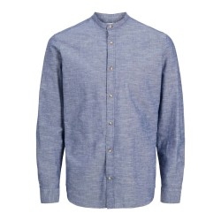 риза,с,дълъг,ръкав,мъжки,ризи,jack,&,jones,summer,band,long,sleeve,shirt,faded,denim,(blue,purple)
