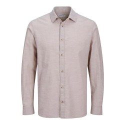 риза,с,дълъг,ръкав,мъжки,ризи,jack,&,jones,summer,long,sleeve,shirt,crockery,(beige)