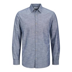 риза,с,дълъг,ръкав,мъжки,ризи,jack,&,jones,summer,long,sleeve,shirt,faded,denim,(blue)