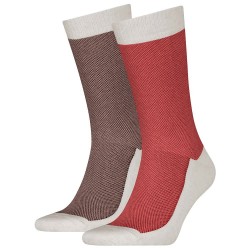 чорапи,мъжки,чорапи,levi´s,®,reg,cut,optical,illusion,socks,2,pairs,marshmellow,combo,(brown,red)