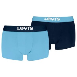 боксерки,мъжко,бельо,levi´s,®,solid,basicorganic,co,boxers,2,units,blue,combo,(blue)