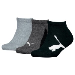 чорапи,детски,чорапи,puma,bwt,sneaker,socks,3,pairs,black,(black,grey)