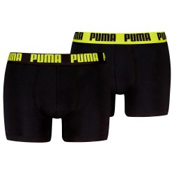 боксерки,мъжко,бельо,puma,everyday,basics,boxers,2,units,black,lemon,(black)