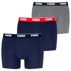 боксерки,мъжко,бельо,puma,everyday,basics,boxers,3,units,blue,grey,(grey,navy,red,combo)