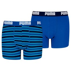 боксерки,детско,бельо,puma,everyday,striped,boxers,2,units,navy,blue,(blue)
