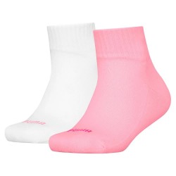 чорапи,детски,чорапи,puma,heart,logo,quarter,socks,2,pairs,pink,white,(white,pink)