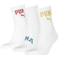 чорапи,мъжки,чорапи,puma,logo,crew,short,socks,3,pairs,white,combo,(white)