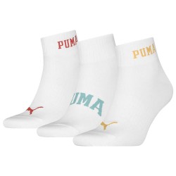 чорапи,мъжки,чорапи,puma,logo,quarter,socks,3,pairs,white,combo,(white)
