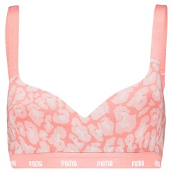 дамски,бански,костюми,puma,printed,padded,bikini,top,coral,(pink)