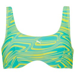 дамски,бански,костюми,puma,printed,scoop,bikini,top,green,(lemon,mint)