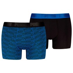 боксерки,мъжко,бельо,puma,printeds,boxers,2,units,royal,blue,black,(blue,black)