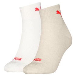 чорапи,дамски,чорапи,puma,quarter,socks,2,pairs,beige,white,(coral,combo)