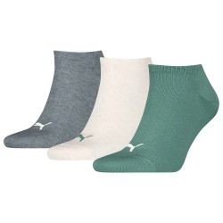 чорапи,мъжки,чорапи,puma,sneaker,plain,socks,3,pairs,multicolor,(green,moon,oatmeal,grey)