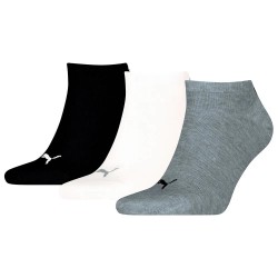 чорапи,мъжки,чорапи,puma,sneaker,plain,socks,3,pairs,grey,white,black,(multicolor)