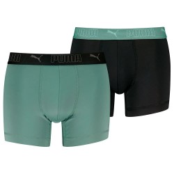 боксерки,мъжко,бельо,puma,sport,microfibers,boxers,2,units,green,black,(dark,sage,black)