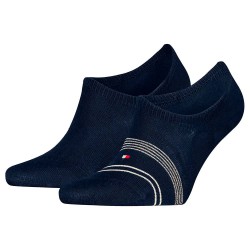 чорапи,мъжки,чорапи,tommy,hilfiger,footie,hc,fancy,breton,no,show,socks,2,pairs,navy,(blue)