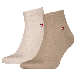 чорапи,мъжки,чорапи,tommy,hilfiger,quarter,socks,2,pairs,sand,(beige)