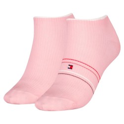 чорапи,дамски,чорапи,tommy,hilfiger,sneaker,rib,shine,socks,2,pairs,pink,(light,pink)