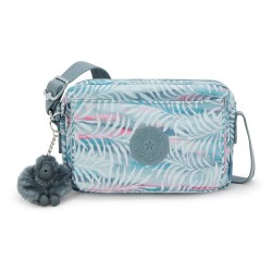 чанти,за,през,рамо,kipling,abanu,2l,crossbody,palmtree,leaves,(blue)