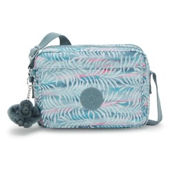 чанти,за,през,рамо,kipling,abanu,m,4l,crossbody,palmtree,leaves,(blue)