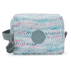 несесер,тоалетни,принадлежности,kipling,parac,4.5l,wash,bag,palmtree,leaves,(blue)