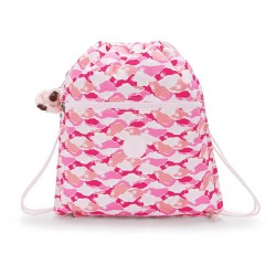 спортна,чанта,спортни,сакове,и,чанти,kipling,supertaboo,15l,gymsack,pink,palm,(pink)
