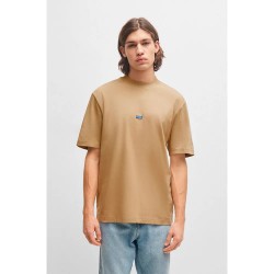 тениска,мъжки,тениски,hugo,blue,50509991,short,sleeve,t,shirt,beige,(medium,beige)