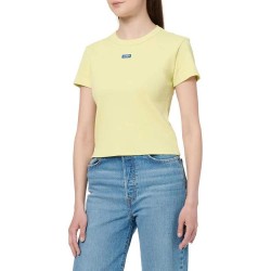 бебешка,тениска,дамски,тениски,hugo,baby,01,blue,short,sleeve,t,shirt,yellow,(light,pastel,yellow)